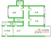 城东雅郡3室2厅2卫174㎡户型图