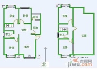 川大河畔3室2厅2卫132㎡户型图