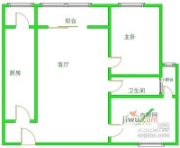 绿杨新村2室2厅1卫125㎡户型图