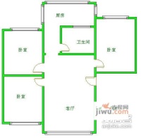 中海名城4室2厅3卫214㎡户型图