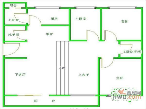 逸都花园云影苑4室2厅2卫190㎡户型图