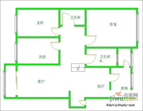 金地花园(武侯)3室2厅2卫207㎡户型图