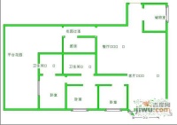 金地花园(武侯)4室2厅2卫214㎡户型图