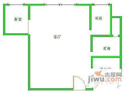 国嘉新视界2室1厅1卫78㎡户型图