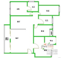 华侨城纯水岸二期4室2厅2卫295㎡户型图