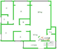华侨城纯水岸二期3室2厅2卫146㎡户型图