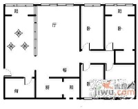 龙湖晶蓝半岛A区4室3厅2卫349㎡户型图