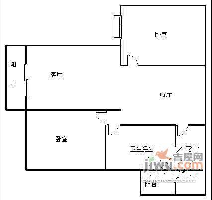 戛纳湾滨江3室2厅2卫143㎡户型图