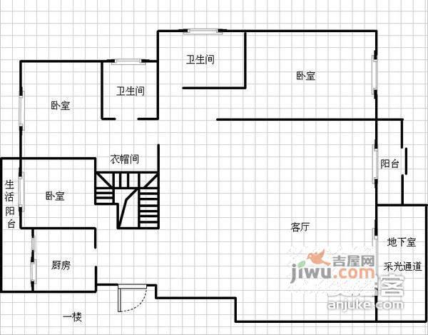 建信奥林匹克花园4室2厅2卫194㎡户型图