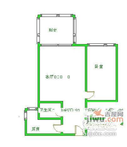 华宇阳光水岸1室1厅1卫71㎡户型图