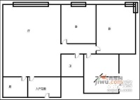 交大绿岭3室1厅1卫90㎡户型图