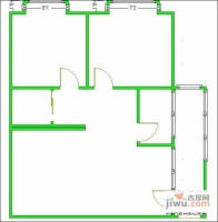 交大绿岭2室2厅1卫94㎡户型图