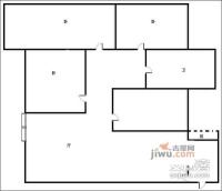 交大绿岭3室2厅2卫115㎡户型图