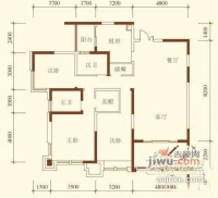 桐梓林欧城3室2厅2卫182㎡户型图