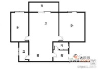 天空城2室2厅1卫89㎡户型图