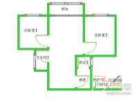 天空城2室1厅1卫88㎡户型图