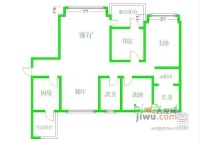 龙湖翠微清波A区3室2厅2卫1236㎡户型图