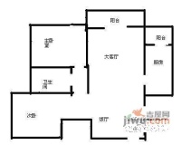 龙湖翠微清波A区2室2厅1卫188㎡户型图