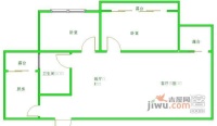 锦江印象2室2厅1卫98㎡户型图