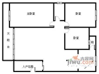 华润凤凰城3室2厅1卫123㎡户型图