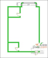 新城市广场1室0厅1卫31㎡户型图