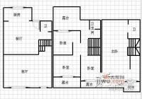 春天大道4室2厅3卫291㎡户型图