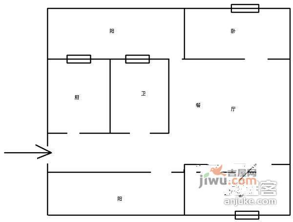 春天大道3室2厅2卫163㎡户型图