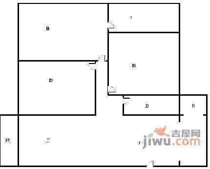 千居朝阳3室2厅2卫130㎡户型图