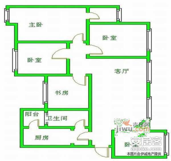 华润尚云庭5室2厅2卫1720㎡户型图