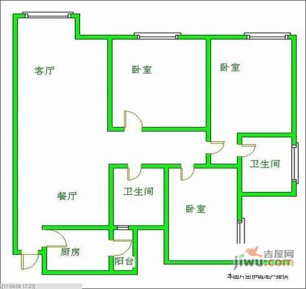 华润尚云庭3室2厅2卫253㎡户型图