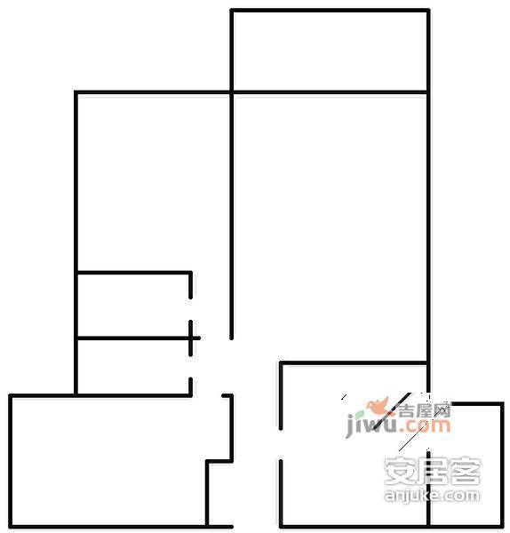 卓锦城1期2室2厅2卫125㎡户型图