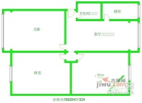 化八院3室1厅1卫90㎡户型图