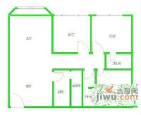 鼓楼世家3室2厅1卫117㎡户型图