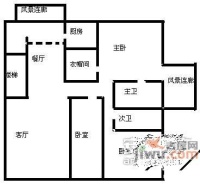 远大都市风景一期4室2厅2卫216㎡户型图