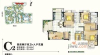 鹭岛国际社区三期4室3厅2卫222㎡户型图