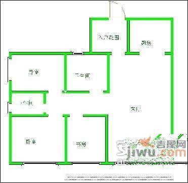 西子香荷3室2厅2卫149㎡户型图