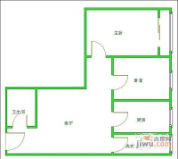 西锦国际2室1厅1卫83㎡户型图