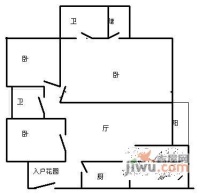 奥园一至五期3室2厅2卫139㎡户型图