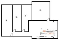 领事巷社区2室1厅1卫96㎡户型图
