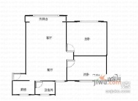 好望花园2室2厅1卫89㎡户型图