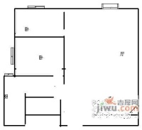 凌云阁2室2厅1卫86㎡户型图
