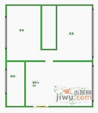 三合苑2室2厅1卫户型图