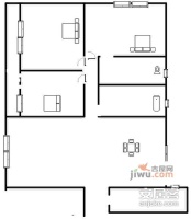 重啤花园3室2厅2卫147㎡户型图