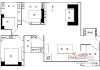 重啤花园4室2厅2卫210㎡户型图