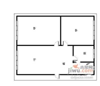 建东二村2室1厅1卫户型图