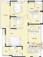 君临天下3室2厅2卫158㎡户型图
