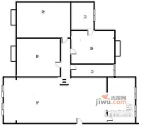 宏城大厦3室2厅2卫138㎡户型图