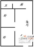 锦绣江山2室2厅1卫96㎡户型图