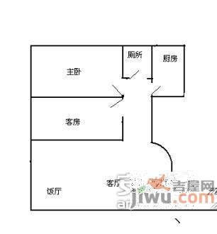 电力二至五村3室2厅2卫116㎡户型图