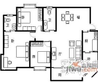 山宅七栋4室2厅2卫125㎡户型图